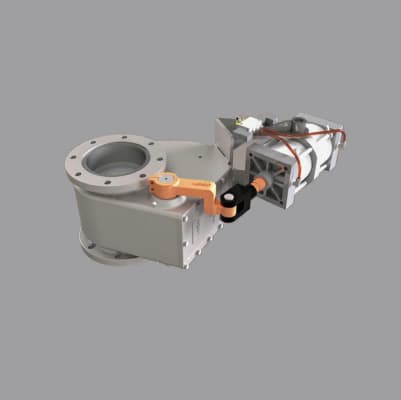 Air-actuated pneumatic shut-off valve. Shut-Off Valves Unicast Wear Parts
