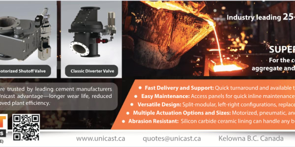  UNICAST ADDS VALVE DISTRIBUTOR IN THE U.K., IRELAND, AND EUROPE Unicast Wear Parts